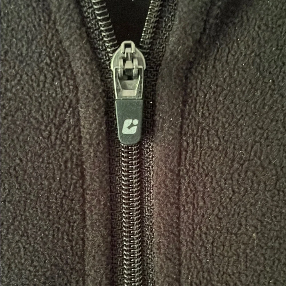 Killtec 1/4 Zip Black Fleece Men's M Ski Winter Warm Cozy Soft